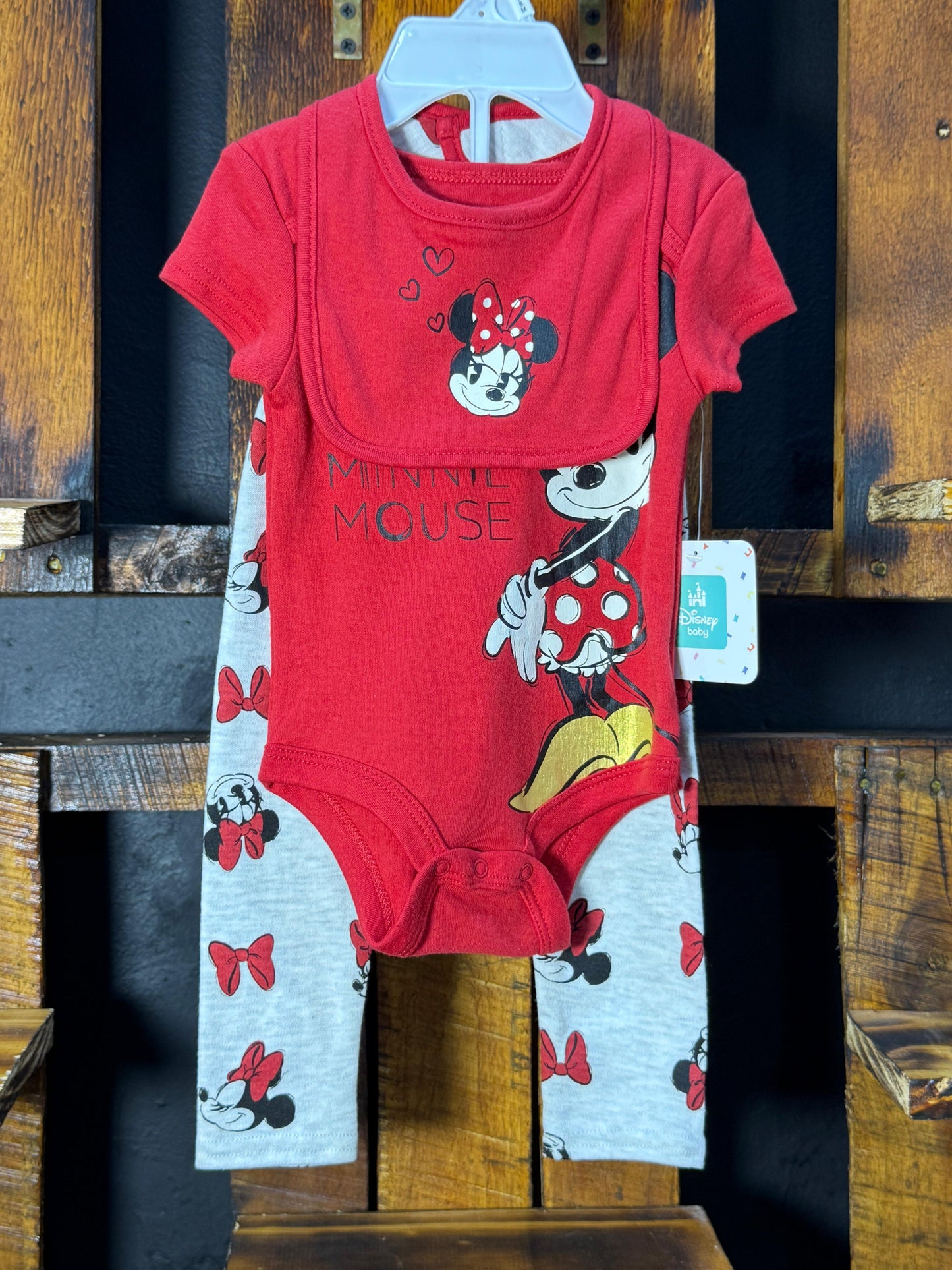 JUEGO 3 PIEZAS DISNEY TALLA 3 6M