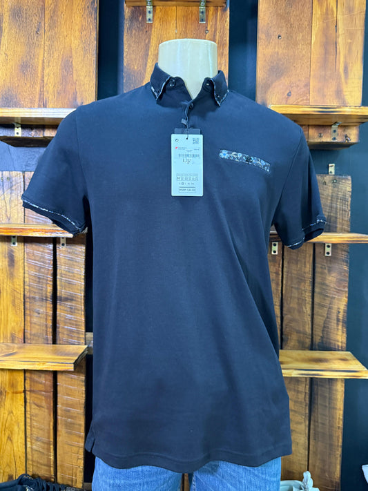 CAMISA DENIM Y FLOWER TALLA M