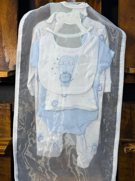 JUEGO DE 4 PIEZAS PARA BEBE ROCK BY BABY TALLA RECIEN NACIDO