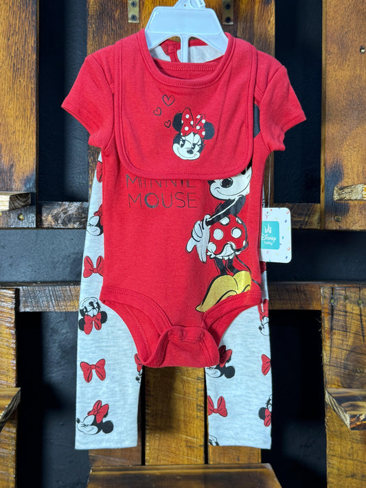 JUEGO 3 PIEZAS DISNEY TALLA 3 6M