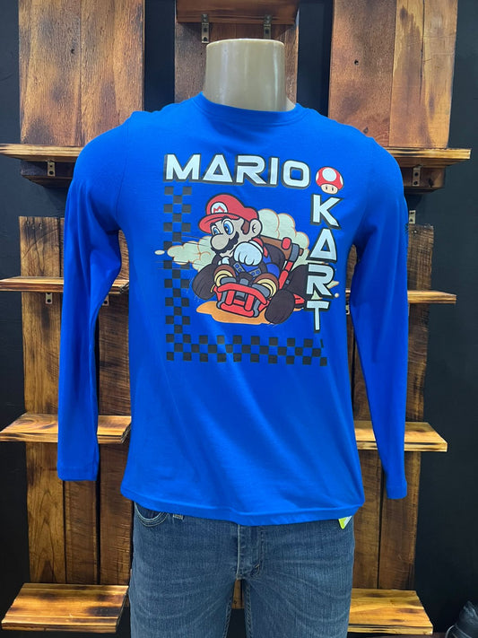 CAMISA MANGA NINTENDO MARIOKART TALLA 16