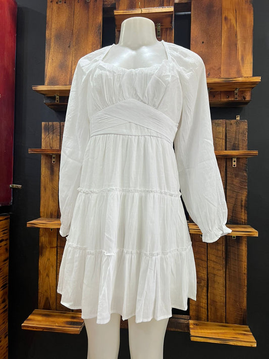 VESTIDO BLANCO TALLA M