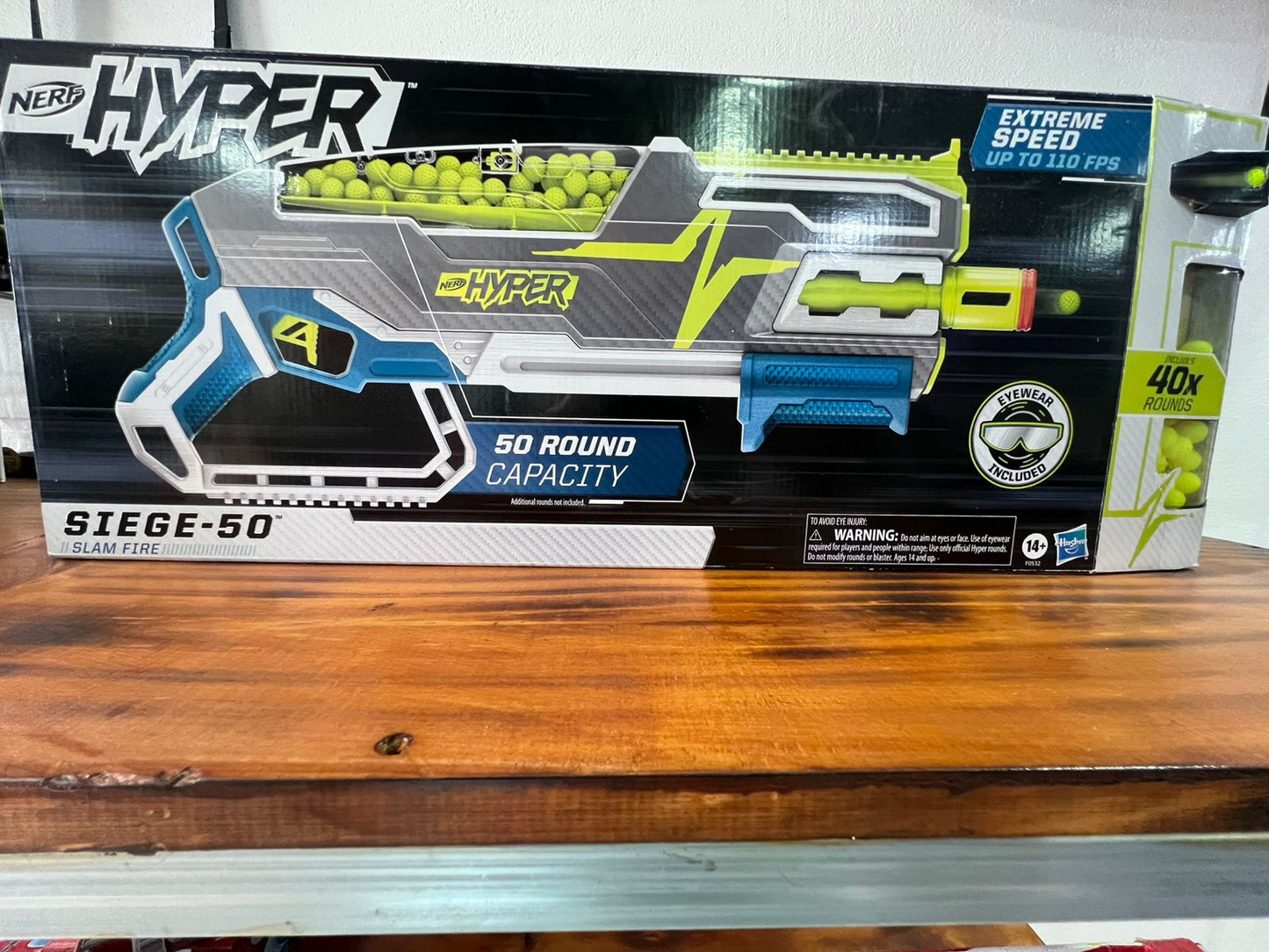PISTOLA NERF HYPER SIRGE 50